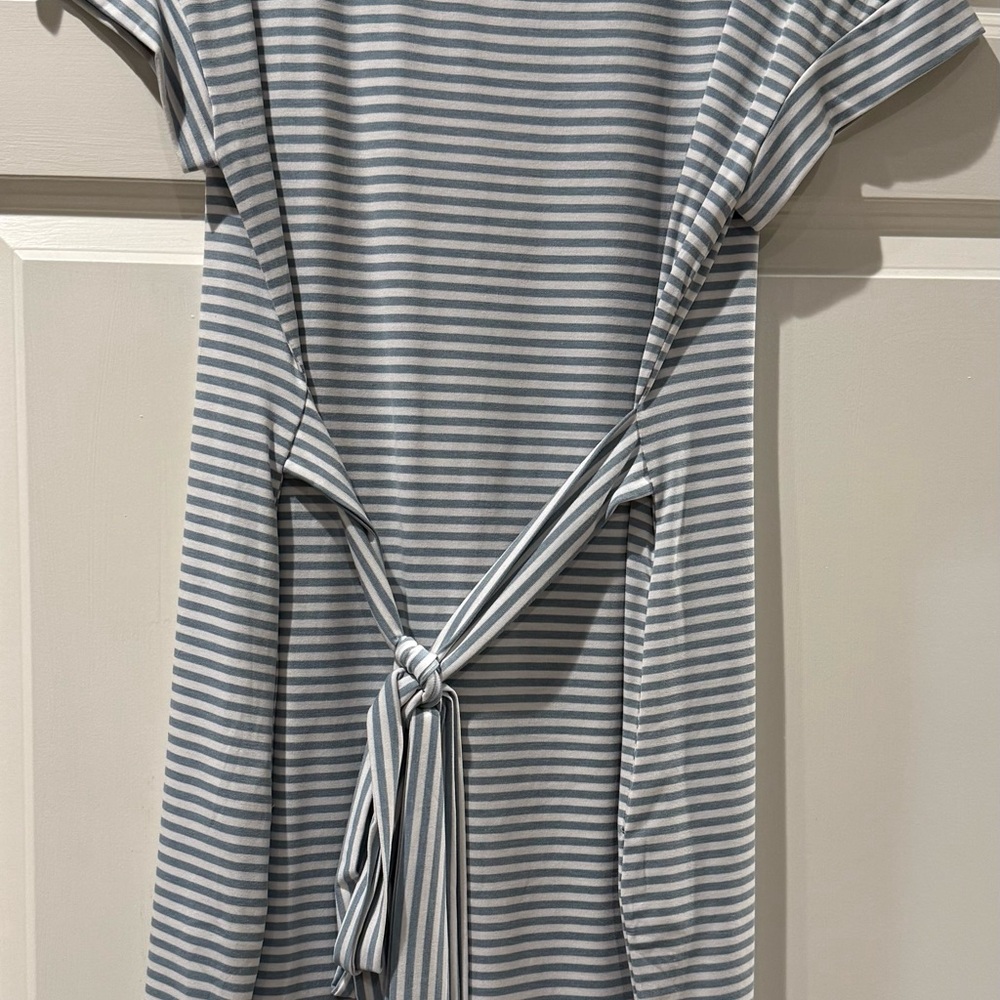 Striped Gray Dress